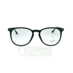 Rayban semi round matte black