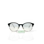 Round matte black frame